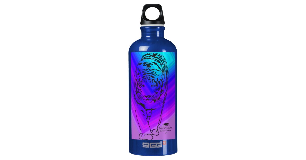 Blue/Purple Lilly Water Bottle Zazzle