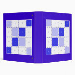 Blue & Purple Quilt Vinyl Binder