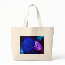 Blue Purple Rose bags