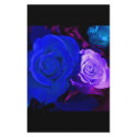 Blue Purple Rose stationery
