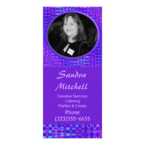 blue purple round frame rack cards by DonnasPhotoFrames blue purple round frame rack cards