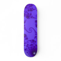 Blue Purple Seahorse Herd Skateboard by JamesOakley Blue Purple Seahorse Herd Skateboard