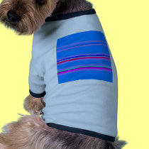 blue purple stripe pet clothing