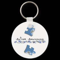 Blue Puzzle Pieces - Autism Awareness keychains by kokobaby Blue Puzzle Pieces - Autism Awareness keychains