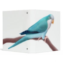 Blue Quaker Parakeet Avery Binder