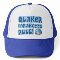 Blue Quaker Parakeets Rule hats