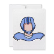 Blue quarterback custom announcement