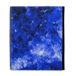 Blue Quartz Crystal Cluster iPad Case Cover