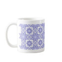 Blue Quilt Pattern Mug by beesplace Blue Quilt Pattern Mug