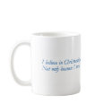 Blue Quotes - Christianity - C.S. Lewis - Mug by luke5design Blue Quotes - Christianity - C.S. Lewis - Mug