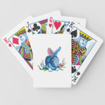 blue rabbit with flowers sitting.png deck of cards