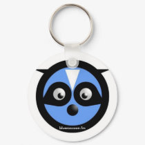blue raccoon keychain by blueraccoon blue raccoon keychain