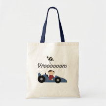 Blue Race Car Tshirts and Gifts Bag