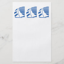 Blue Racing Sail Boats Custom Flyer