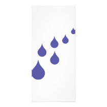 blue rain drops  icon rack cards