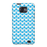 blue rain drops pattern Samsung Galaxy Case