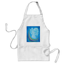 Blue Rainbow Angel Aprons