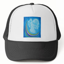 Blue Rainbow Angel Mesh Hats