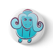 Blue Ram buttons by Krissy_B Blue Ram buttons
