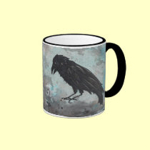 Blue Raven Mug mugs