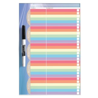 Blue Rays School Planner Dry Erase Boards