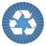 Blue Recycle Stickers 001
