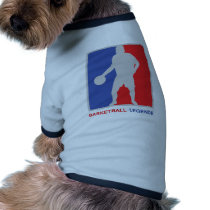 blue red basketball legend icon pet clothing