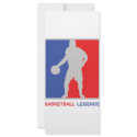 blue red basketball legend icon rack cards