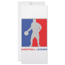 blue red basketball legend icon rack cards