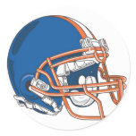 Blue & Red helmet stickers