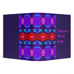 blue red pink binders