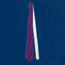 Blue/Red Swirl Tie ties