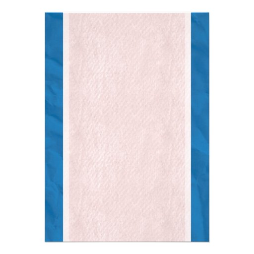 Blue & Red Vintage Bow & Linen Wedding Invitations