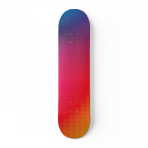 Blue, Red, Yellow Pixels skateboards