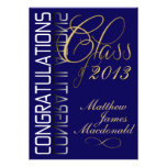 Blue Reflection  Formal Graduation Party Invitation