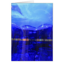 Blue Reflections Greeting Cards
