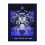 Blue reindeer post cards