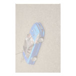 Blue remote toy car custom stationery