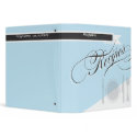 Blue Retro Cookbook - Recipe Binder binder
