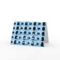 blue retro metal cards by DonnaGrayson_Photos blue retro metal cards