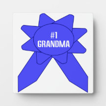 Blue Ribbon #1 Grandma Plaque