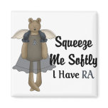Blue Ribbon Angel Bear :: Squeeze Me Softly. magnets