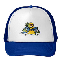 Blue Ribbon Chick T-shirts and Gifts Hats