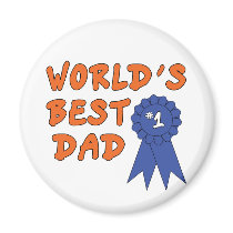 Blue Ribbon Dad magnets