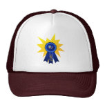 Blue Ribbon Dad with splash Hat