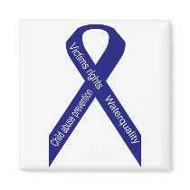 Blue ribbon magnet