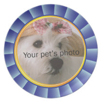 Blue Ribbon Pet Picture personalized plate plates