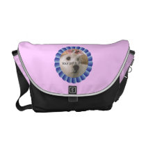Blue Ribbon Pet's Photo Template messenger bags