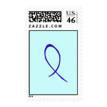 Blue Ribbon Postage Stamp