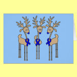 Blue Ribbon Reindeer cards